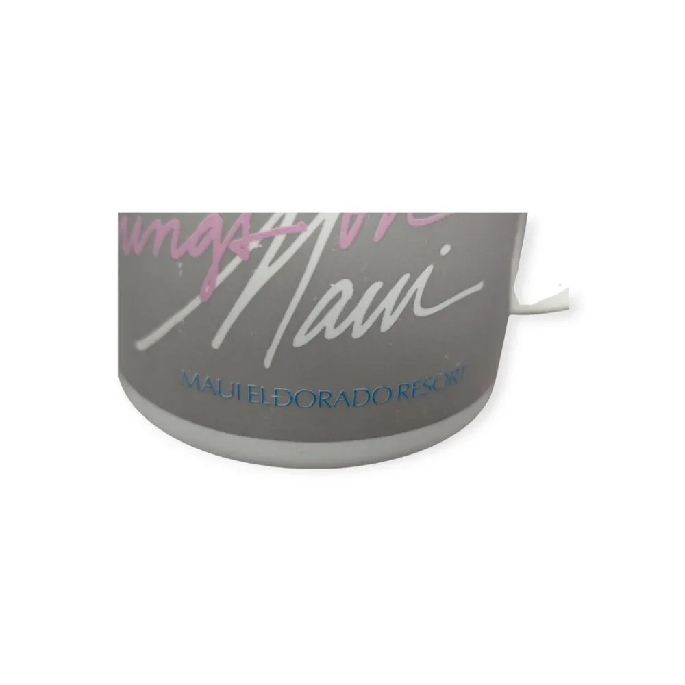 Vintage Mornings on Maui-Maui El Dorado Resort Ceramic Mug